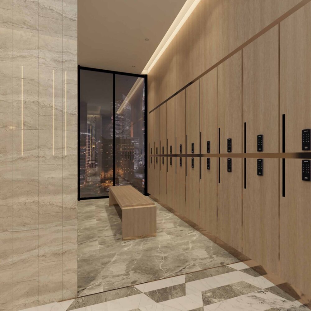 Gymnasium Locker Room